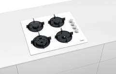 POH6C2O10O Serie | 2 Gazlı Ocak 60 cm Sert cam, Beyaz