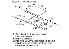 PKM875DV1D Serie | 8 Elektrikli Ocak 80 cm Siyah, surface mount with frame