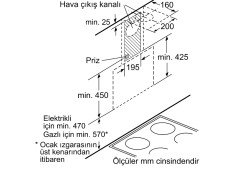 DWK065G20T  Serie | 4 Duvar Tipi Davlumbaz 60 cm Beyaz Cam Yüzey